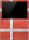 Denmark Flag Distressed Surface Pro (2017) Skin